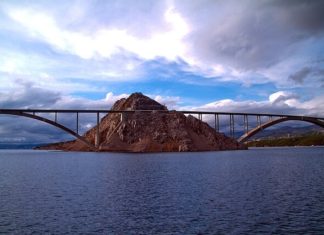 most na ostrov Krk